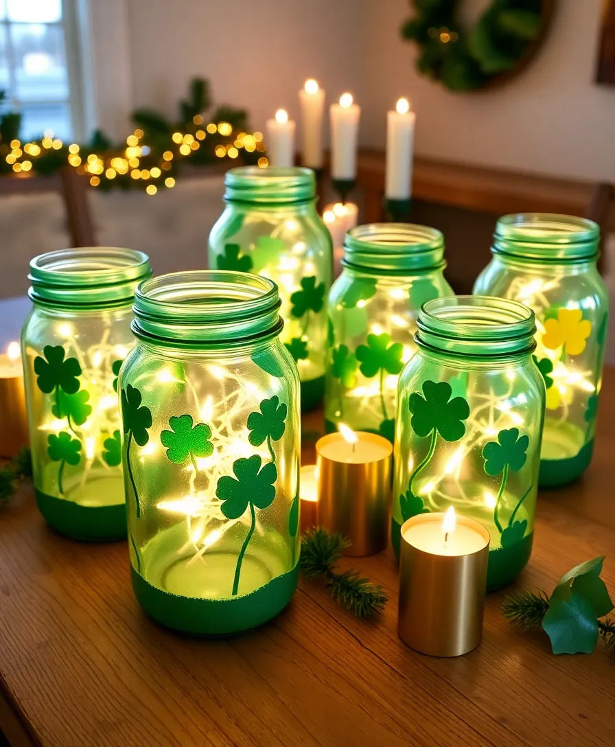 21 Creative St. Patrick's Day Decorations You Can Make at Home (Even Your Kids Will Love #13!) - 9. St. Patrick's Day Lanterns