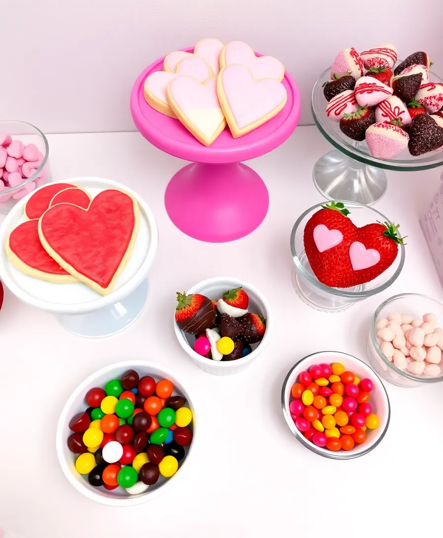 21 Creative Valentine Table Decorations to Set the Perfect Mood! - 6. Edible Decorations