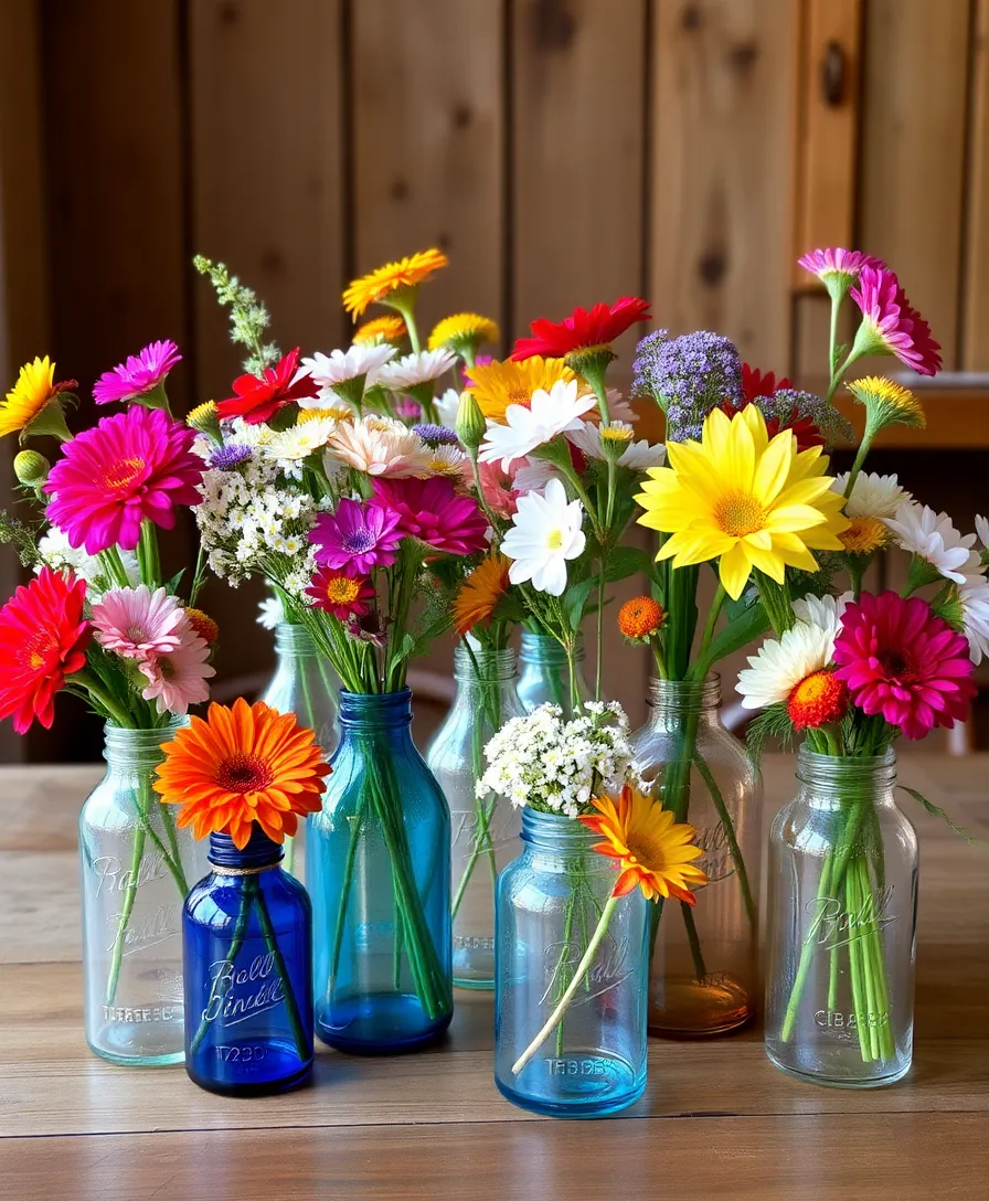 21 Creative Valentine Table Decorations to Set the Perfect Mood! - 4. Floral Arrangements in Unique Vases