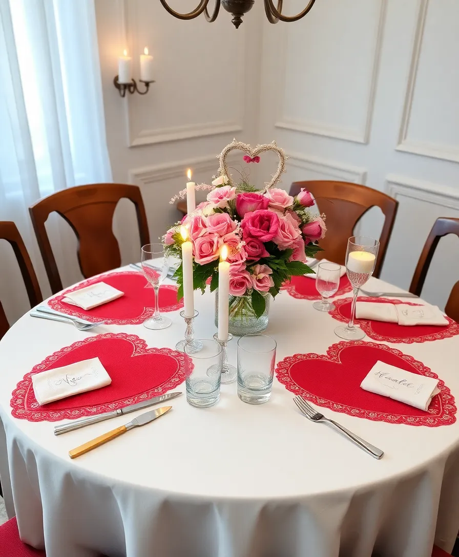 22 Easy and Budget-Friendly Valentine Decorations That Wow! (#10 Is a Game Changer!) - 13. Table Settings with Theme