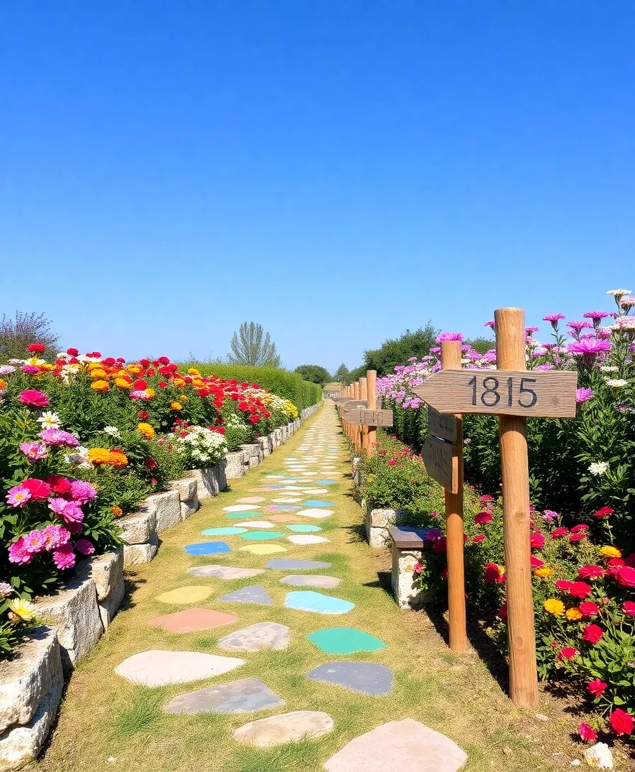 22 Whimsical Outdoor Easter Decorating Ideas to Bring Joy to Your Yard! (Your Neighbors Will Be Jealous!) - 14. Garden Pathway Markers