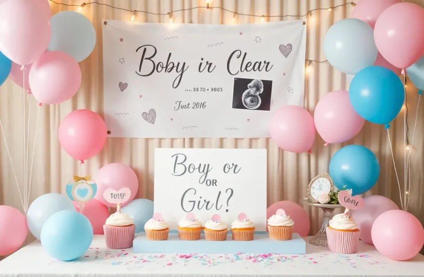 20+ Gender Reveal Party Decorations Ideas You Will Be Obsessed With