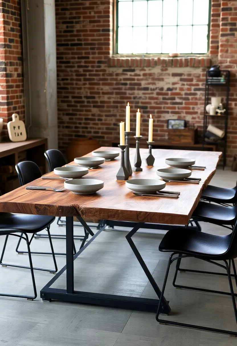 21 Stunning Table Decorations That Will Elevate Your Home Style! - 5. Modern Industrial