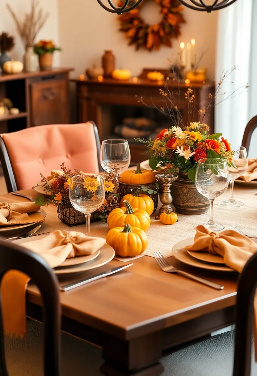 21 Stunning Table Decorations That Will Elevate Your Home Style! - 15. Seasonal Table Decor