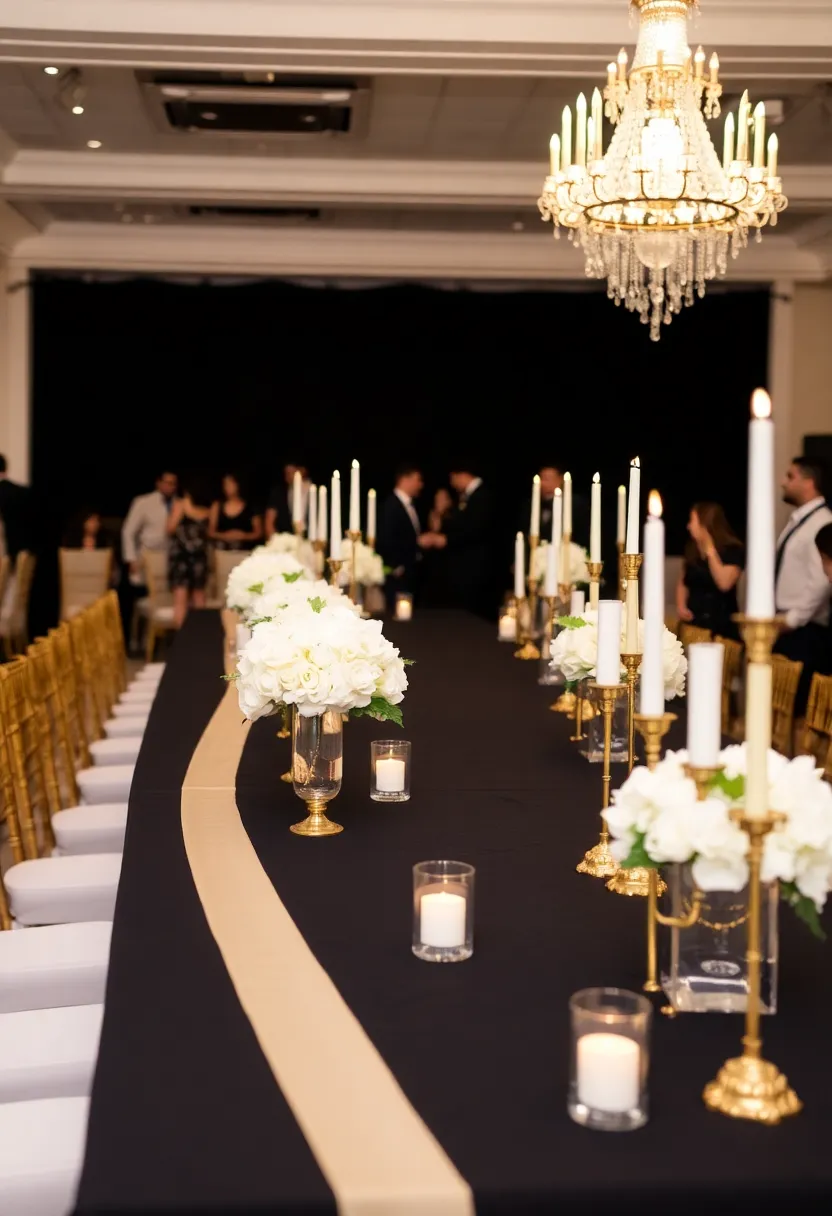 21 Creative Engagement Party Ideas You Can’t Miss (Especially #10!) - 8. Elegant Black and White