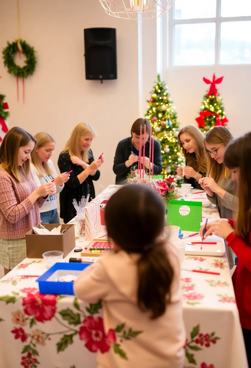 21 Party Table Decorations That Will Steal the Show! (Your Guests Will Be Amazed!) - 19. DIY Craft Stations