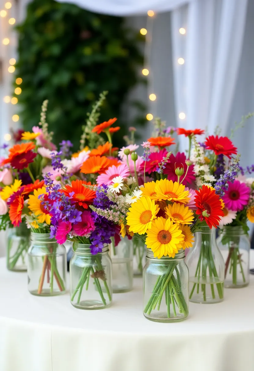 21 Party Table Decorations That Will Steal the Show! (Your Guests Will Be Amazed!) - 1. Whimsical Floral Centerpieces