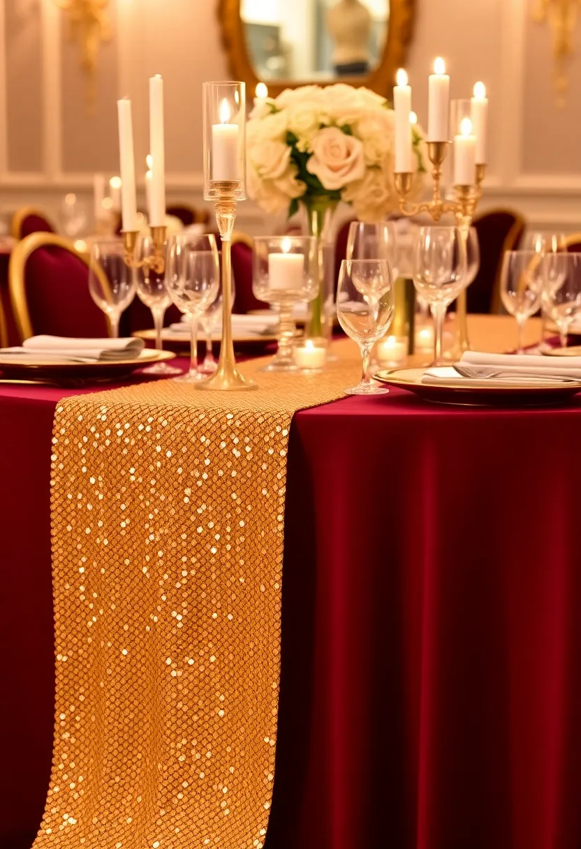 21 Party Table Decorations That Will Steal the Show! (Your Guests Will Be Amazed!) - 4. Unique Table Runners