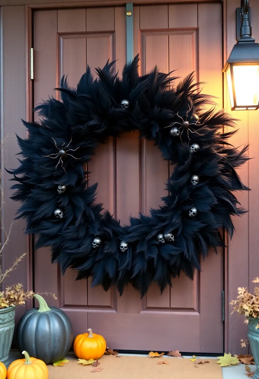21 Halloween Party Decor Ideas That'll Make Your Guests Scream in Delight! - 4. Wreaths of Halloween