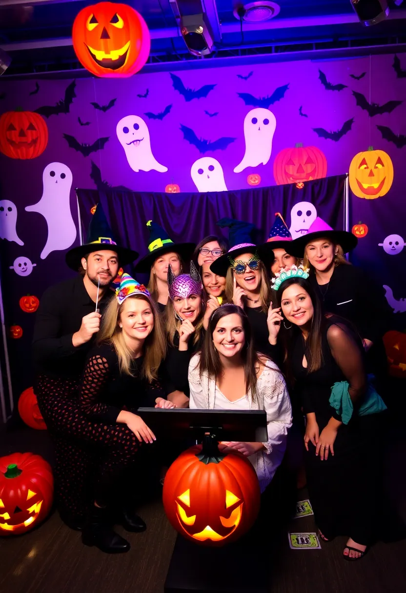 21 Halloween Party Decor Ideas That'll Make Your Guests Scream in Delight! - 10. Spooky Photo Booth