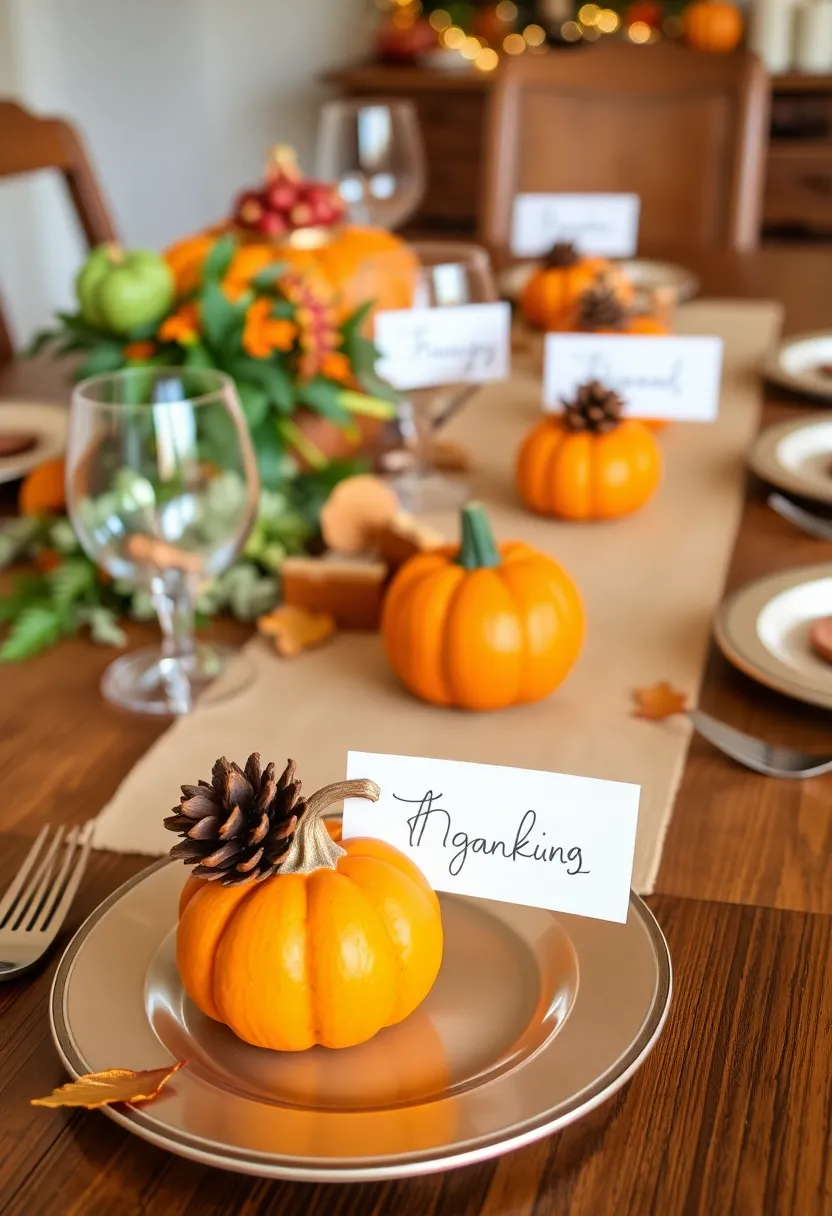 21 Thanksgiving Decorations That Will Transform Your Home into a Festive Wonderland! - 14. Creative Place Card Holders