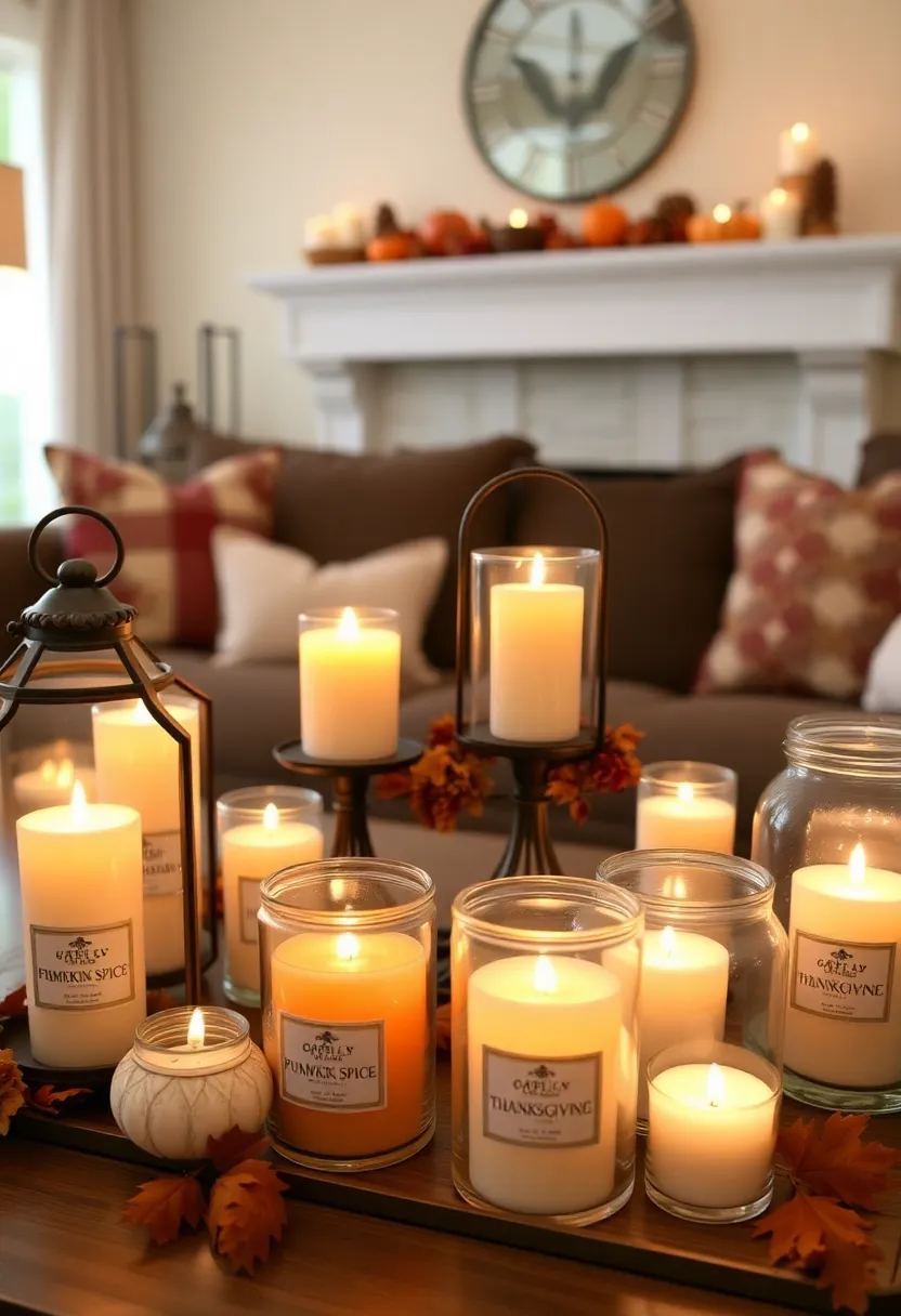 21 Thanksgiving Decorations That Will Transform Your Home into a Festive Wonderland! - 8. Seasonal Scented Candles