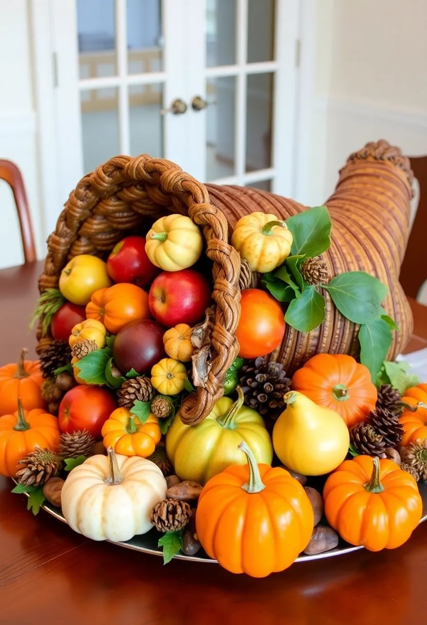 21 Thanksgiving Decorations That Will Transform Your Home into a Festive Wonderland! - 9. Cornucopia Displays