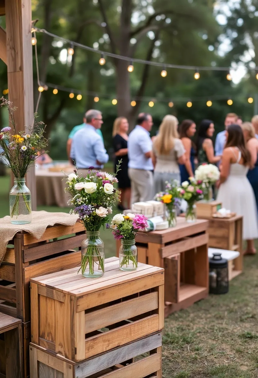 21 Stunning Bridal Shower Decoration Ideas That Will Leave Your Guests in Awe! - 17. Rustic Charm