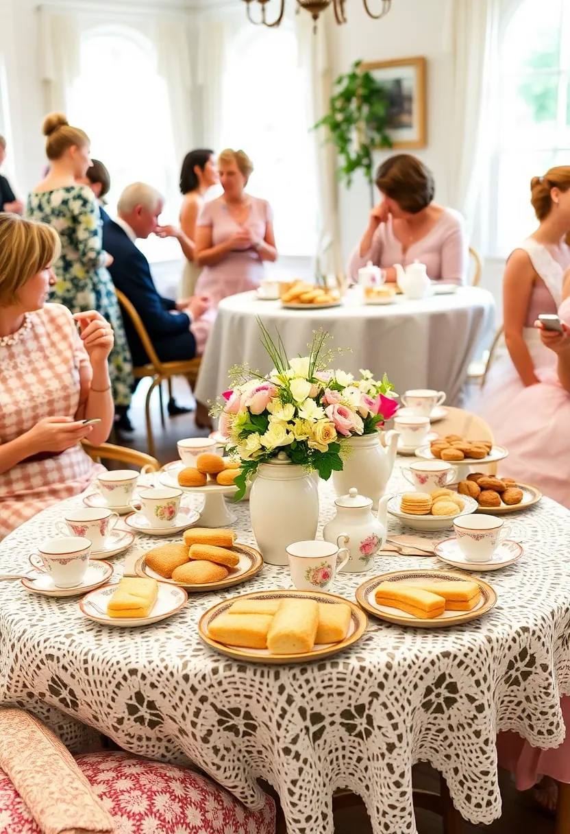 21 Stunning Bridal Shower Decoration Ideas That Will Leave Your Guests in Awe! - 16. Vintage Tea Party