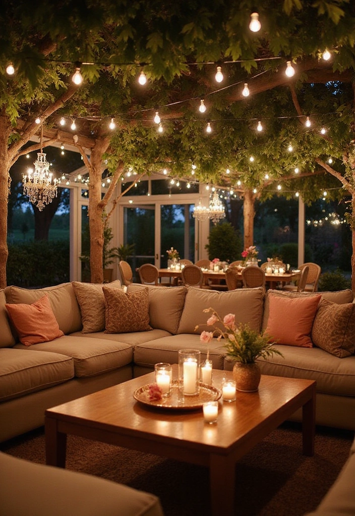 18 Unique Wedding Reception Decorations That Will Leave Everyone Talking (Check Out #7!) - 8. Candlelit Lounge Areas