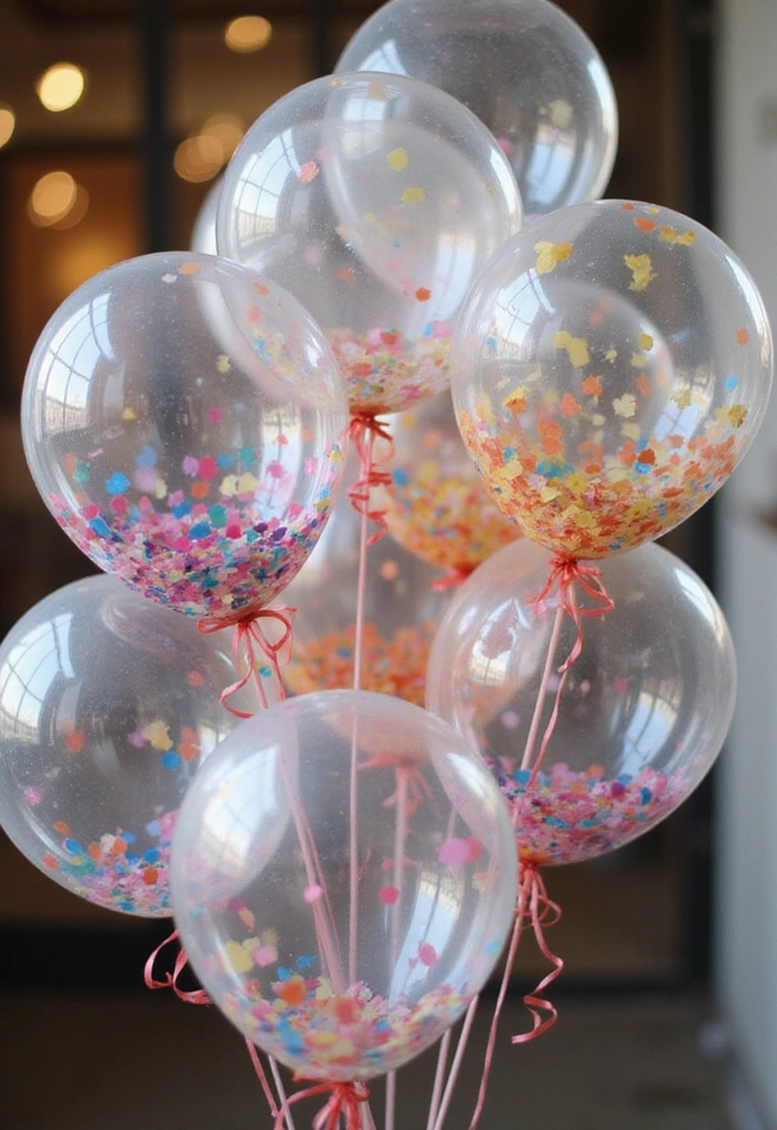 15 Mind-Blowing Birthday Decoration Ideas That Will Leave You Speechless! - 14. DIY Confetti Balloons