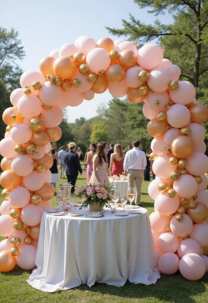 15 Mind-Blowing Birthday Decoration Ideas That Will Leave You Speechless! - 1. Elegant Balloon Garland