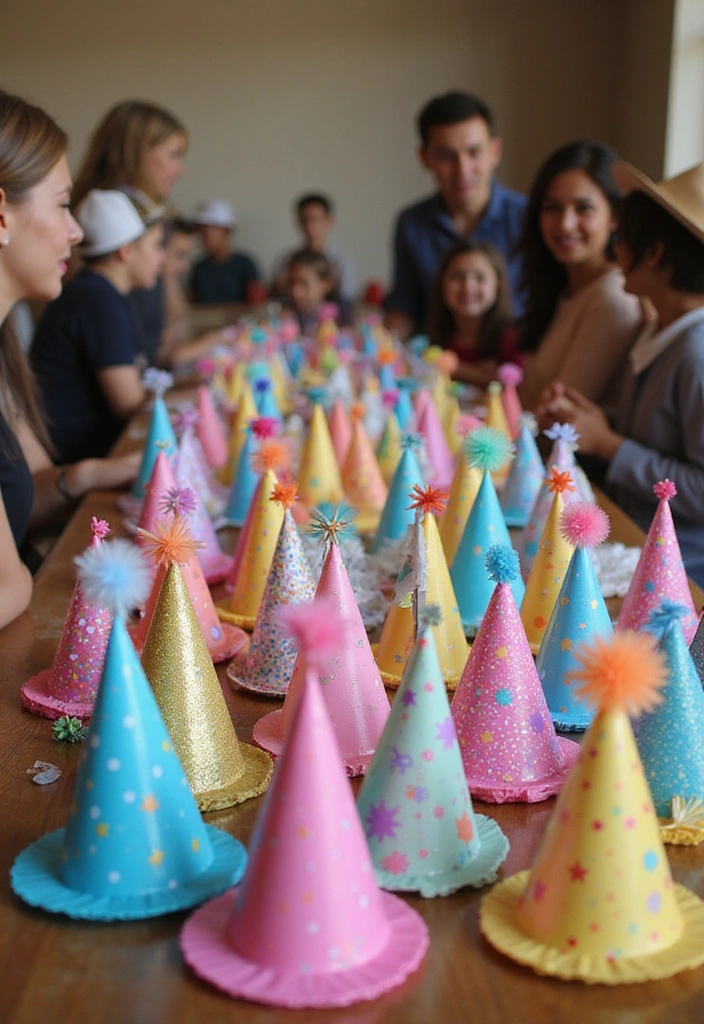 15 Mind-Blowing Birthday Decoration Ideas That Will Leave You Speechless! - 13. Festive Party Hats