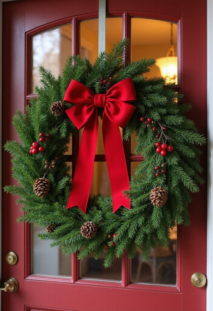 20 Outdoor Christmas Decorations That Will Make Your Neighbors Envy Your Holiday Spirit! - 4. Classic Christmas Wreaths