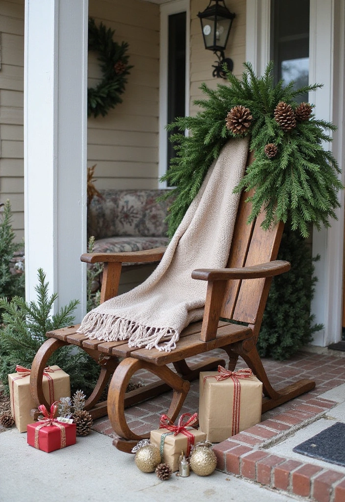 20 Outdoor Christmas Decorations That Will Make Your Neighbors Envy Your Holiday Spirit! - 16. Sled Displays