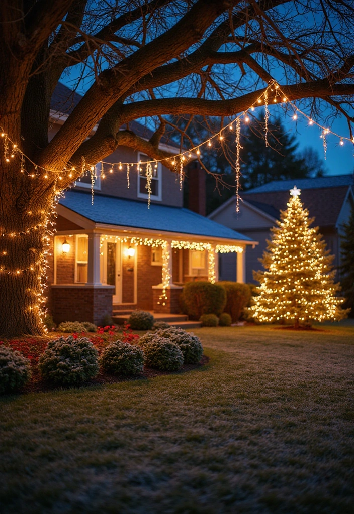 20 Outdoor Christmas Decorations That Will Make Your Neighbors Envy Your Holiday Spirit! - 1. Enchanting Light Displays