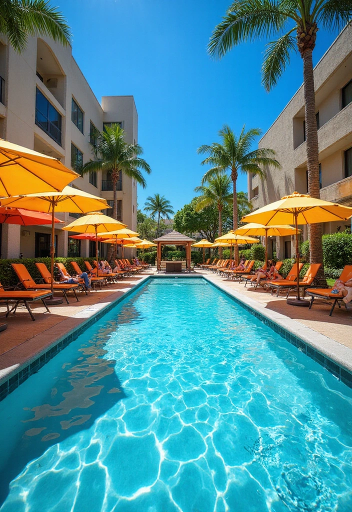 15 Epic Pool Party Decorations That Will Make Your Bash Unforgettable! - 11. Colorful Umbrellas and Shade