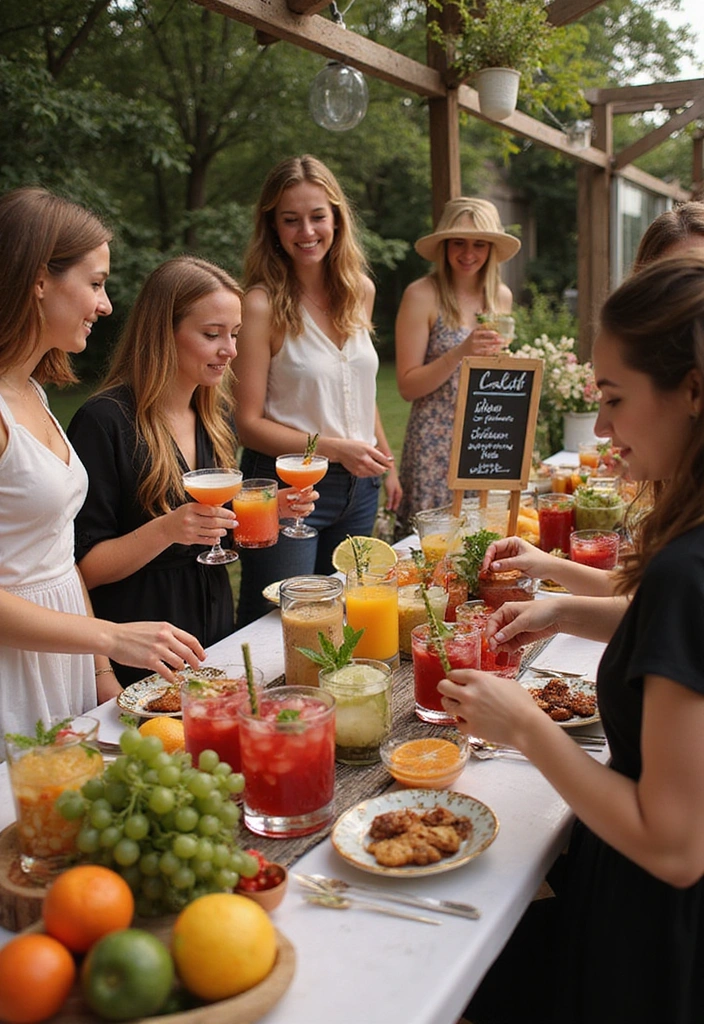 20 Unique Retirement Party Decorations Your Guests Will Never Forget! - 8. Signature Drinks Station