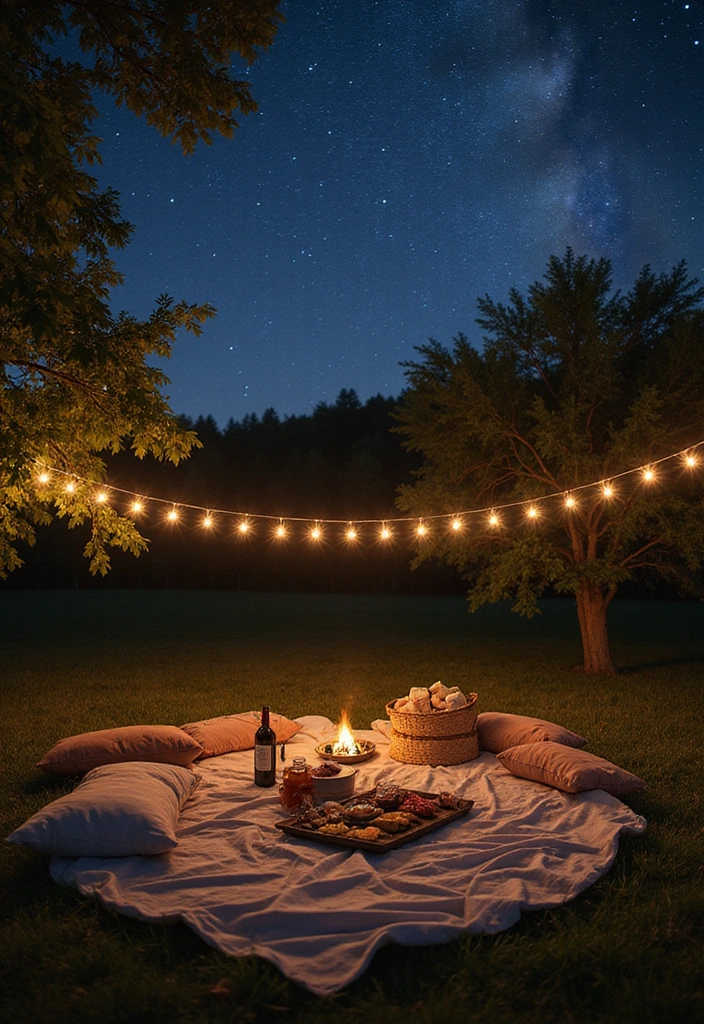 12 Stunning Anniversary Decoration Ideas at Home That Will Leave You Speechless! - 7. Romantic Outdoor Setup