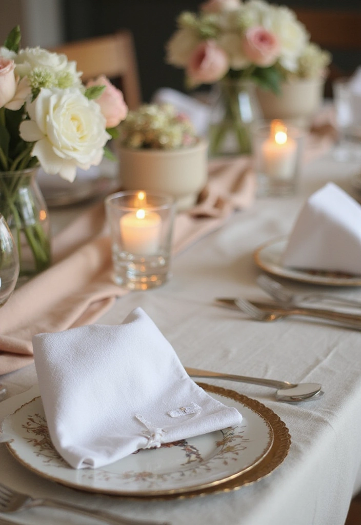 12 Stunning Indoor Wedding Reception Decorations That Will Take Your Breath Away! - 2. Elegant Table Settings with Personal Touches