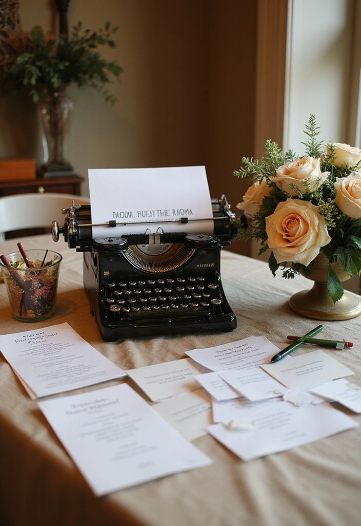 12 Stunning Indoor Wedding Reception Decorations That Will Take Your Breath Away! - 11. Interactive Guest Book Display