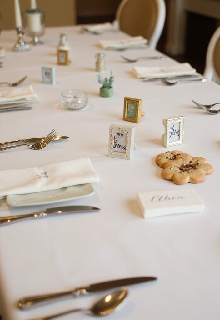21 Birthday Decoration Ideas at Home That Will Wow Your Guests! - 11. Unique Place Cards