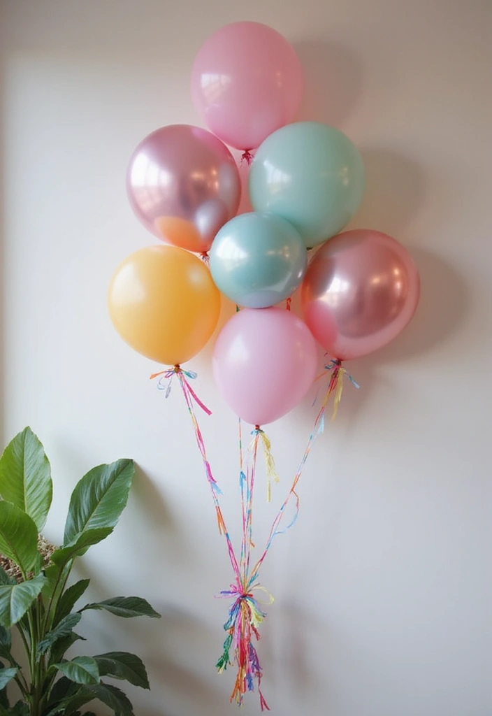 21 Birthday Decoration Ideas at Home That Will Wow Your Guests! - 1. Balloon Bouquets