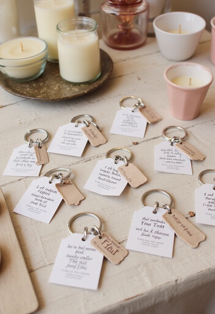 21 Birthday Decoration Ideas at Home That Will Wow Your Guests! - 16. Personalized Party Favors