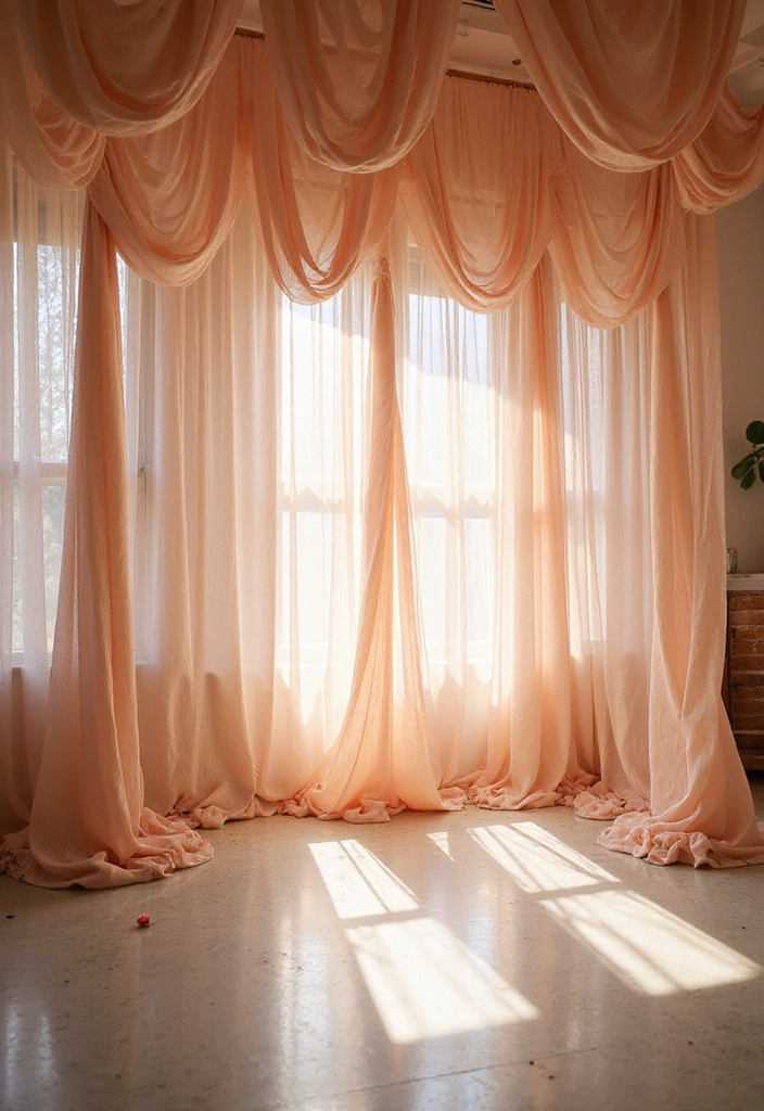 21 Birthday Decoration Ideas at Home That Will Wow Your Guests! - 20. Elegant Drapery