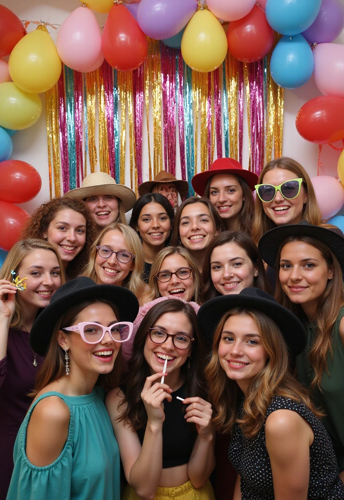 21 Birthday Decoration Ideas at Home That Will Wow Your Guests! - 6. Fun Photo Booth
