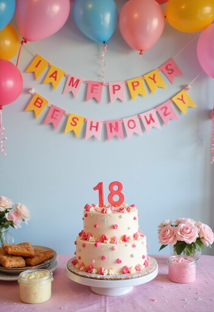21 Sweet 16 Decorations That Will Make the Birthday Girl Feel Like a Queen! - 5. Personalized Birthday Banner