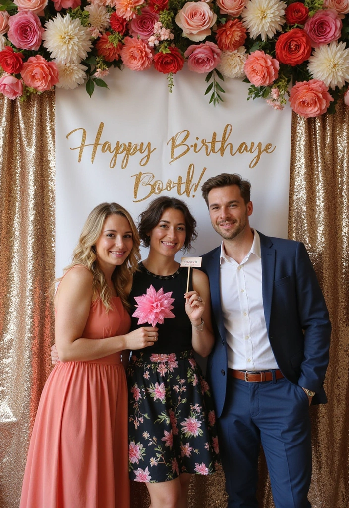 21 Sweet 16 Decorations That Will Make the Birthday Girl Feel Like a Queen! - 4. Themed Backdrops